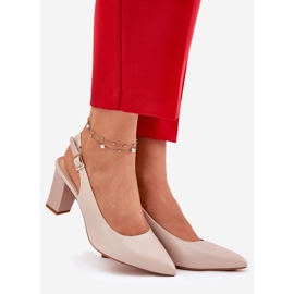 Mukavat pumput Sergio Leone Sk162 -viestissä beige 1