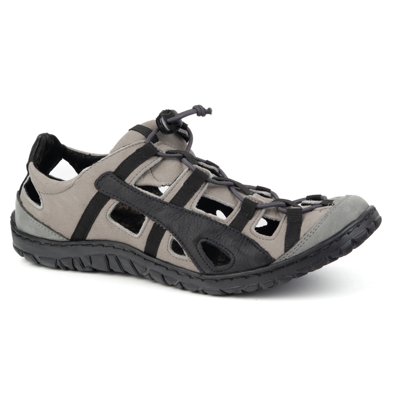 Olivier Miesten nahkakengät, ilmava polkupyörä 262 kz harmaa 1