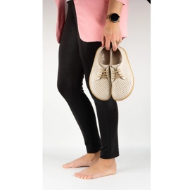 Olivier Naisten paljain jaloin minimalistiset lenkkarit 1288pol beige 2