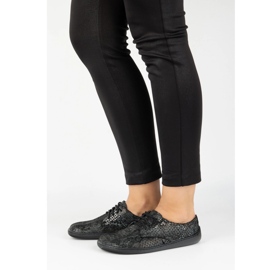 Olivier Paljain jaloin naiset minimalistiset lenkkarit 1288 pol musta käärme 1