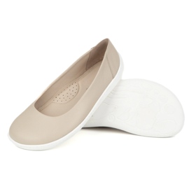 Olivier Paljain jaloin naisten minimalistiset pumput liukastuivat 1771pol beige 1