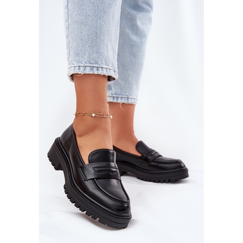 Evento Klassiset naisten leipomot, joissa on ekologinen nahka musta 2