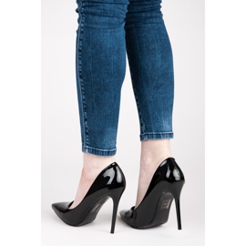 Seastar Seksikkäät lakatut korkokengät musta 2