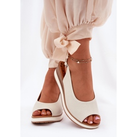 Nahka -sandaalit Artiker 56C2316 Light Basic beige 3
