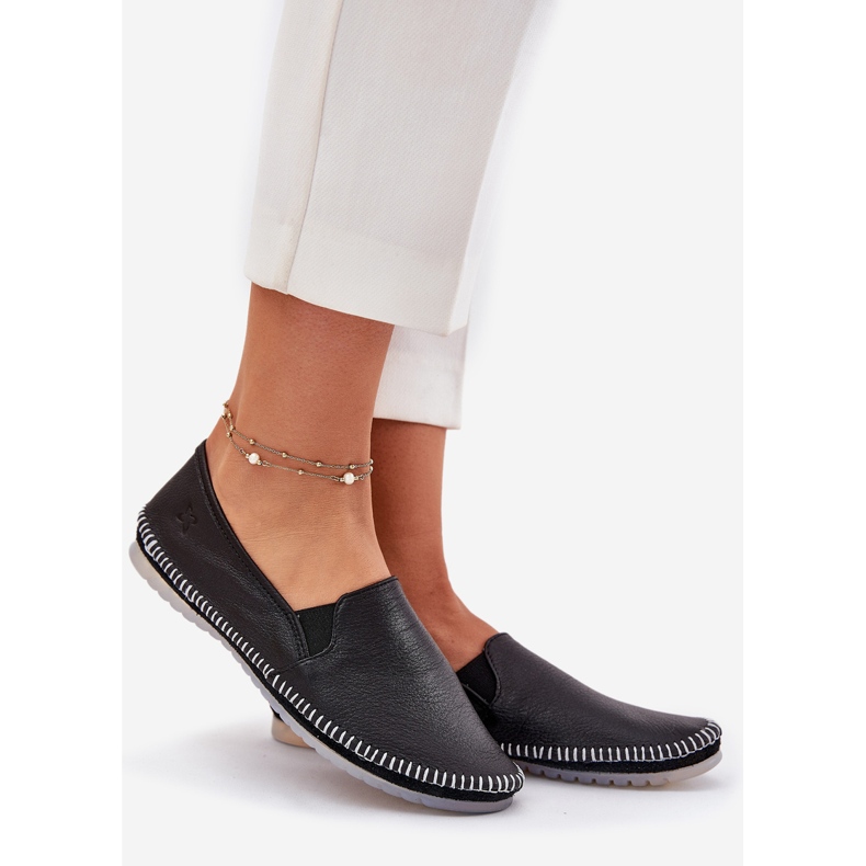 Maciejka Leather Ballerinas T3512-71 Musta 1