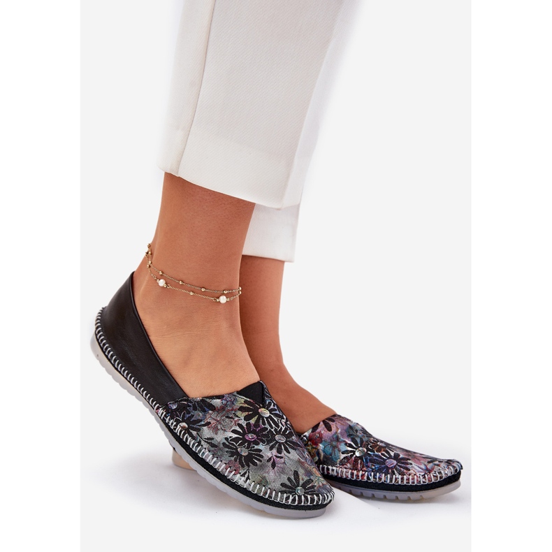 Nahkaballeriinit kuviolla Maciejka T1930-39 Musta 1