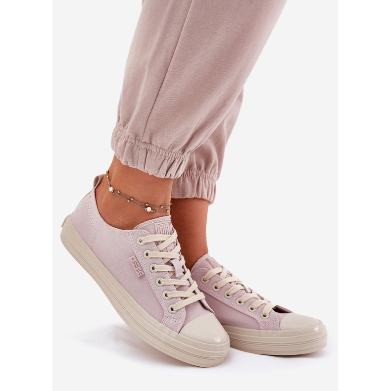 Big Star Naisten iso tähti RR274732 Vaaleanpunaiset lenkkarit vaaleanpunainen 1