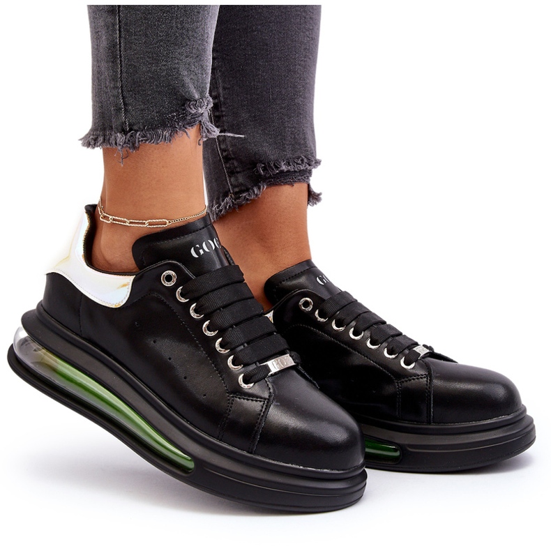 Sneakers Sports Women's Leather Goe NN2N4030 Musta 6