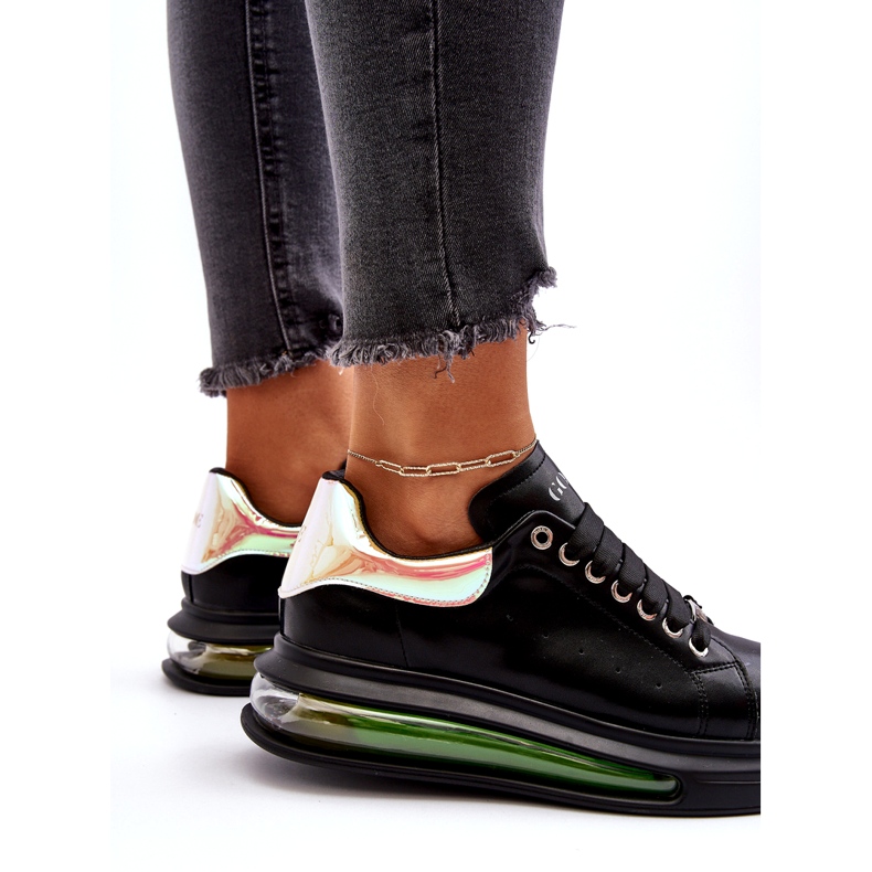 Sneakers Sports Women's Leather Goe NN2N4030 Musta 5