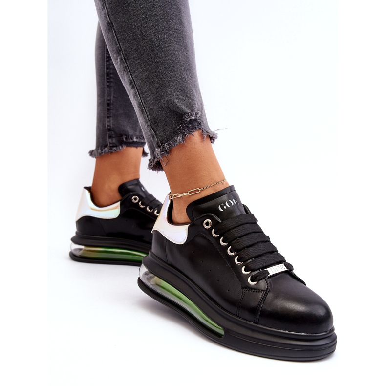 Sneakers Sports Women's Leather Goe NN2N4030 Musta 4