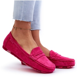 Naisten Eco Moccasins Big Star NN274934 Memory Foam System Fuchsia vaaleanpunainen 4