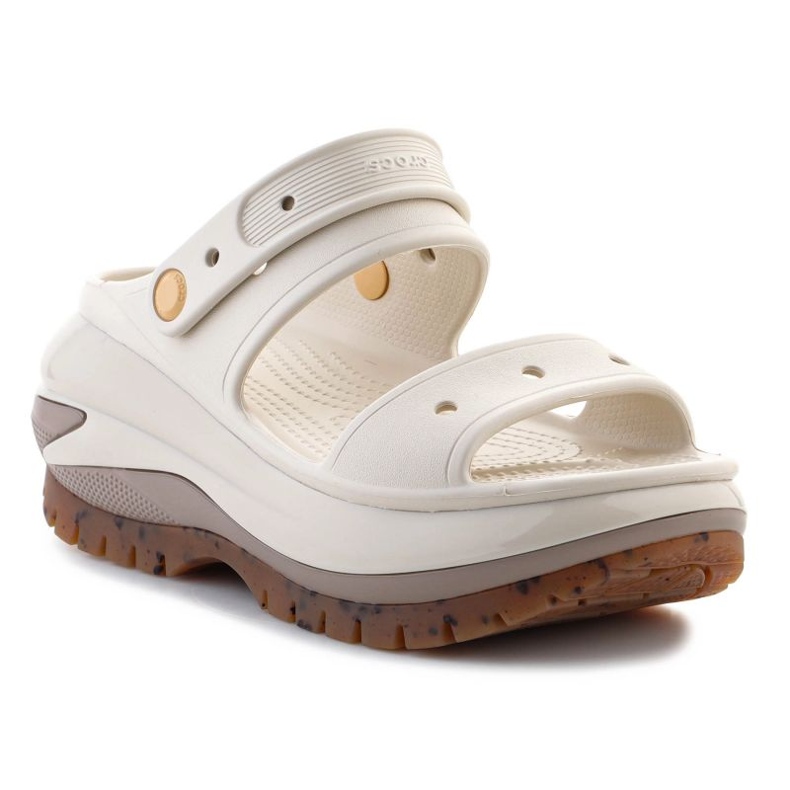 Crocs Classic Mega Crush Clog 207989-214 Flip-Flops beige 1