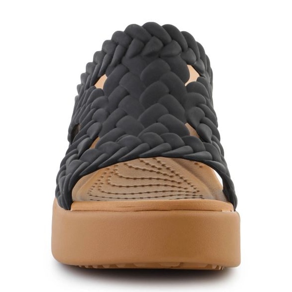 Crocs Brooklyn kudottu liukumäki 209979-001 FLIP-FLOPS musta 2