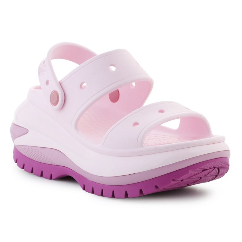 Sandaalit Crocs Classic Mega Crush Clog 207989-5BX vaaleanpunainen 1