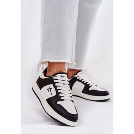 Naisten lenkkarit Big Star RR274A240 Hi-Polish White and Black System musta 2