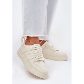 Naisten lenkkarit Big Star RR274A243 Hi-Polish Beige -järjestelmä 2