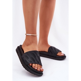 Naisten flip flops foorumilla Big Star RR274A540 Black musta 2