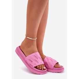 Naisten tossut lavalla Big Star RR274A541 Pink vaaleanpunainen 1