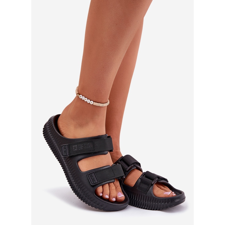 Big Star Naisten foam -läppä, jossa on iso tähti RR274A527 Black Velcro musta 1