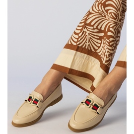 Kermainen ekologinen limakalvo koristeella beige 1