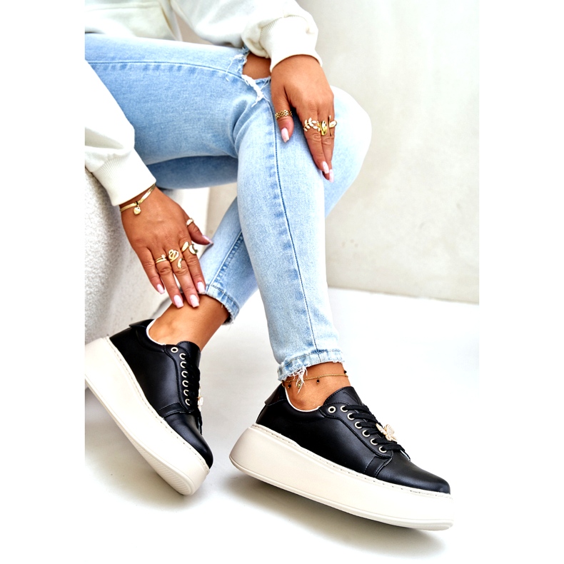 Vinceza Nahka -lenkkarit lavalla vaaleanpunaisella Vincez 89101 mustalla 5