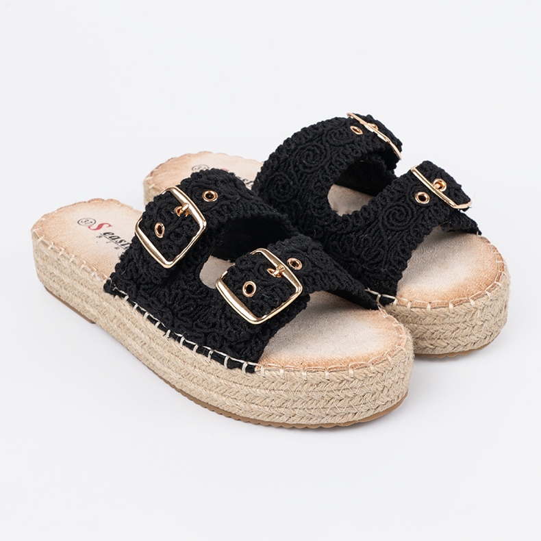 Seastar Mustat flip flops lavalla soljet 1