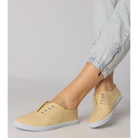 Harmaa kangasslip-on lenkkarit 2 Harmaa kangasslip-on lenkkarit 2