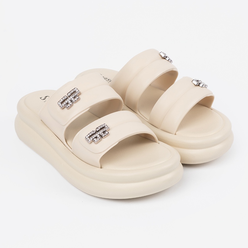Seastar Kevyt -beige naisten flip flops lavalla 1