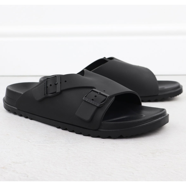 Big Star Musta iso tähti RR174A019 Miesten Black Beachin tossut 1