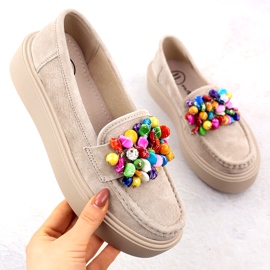 Nahkapäät lavalla beige beige filippo dp6765 1