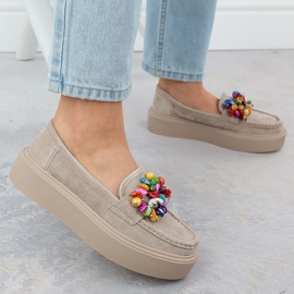 Nahkapäät lavalla beige beige filippo dp6765 5