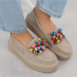 Nahkapäät lavalla beige beige filippo dp6765 6