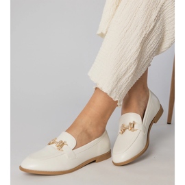 Valkoiset zirkonikoristeiset housut valkoinen 1