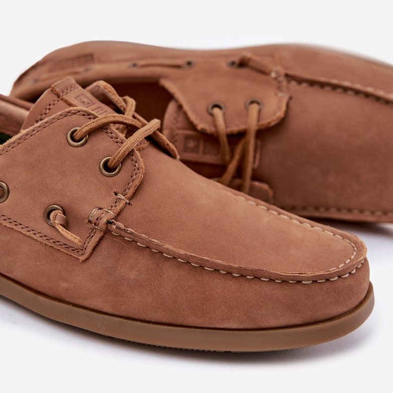 Big Star RR174162 Camelin miesten nahkaiset leipät ruskea 2