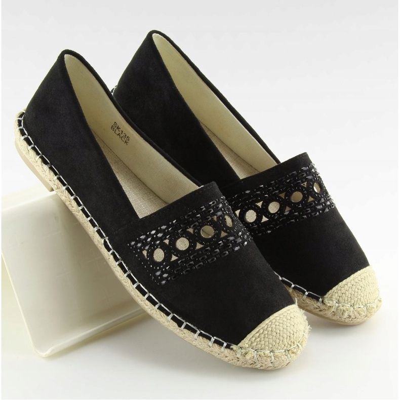Mustat naisten espadrillit SK135 Musta 1
