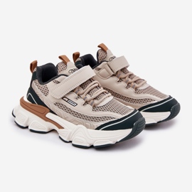 Sneakers -urheilukengät beige -tarranauhoille 1