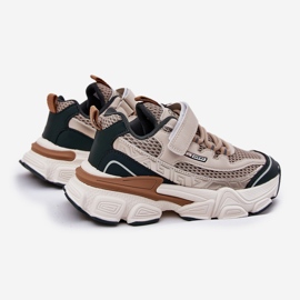 Sneakers -urheilukengät beige -tarranauhoille 2