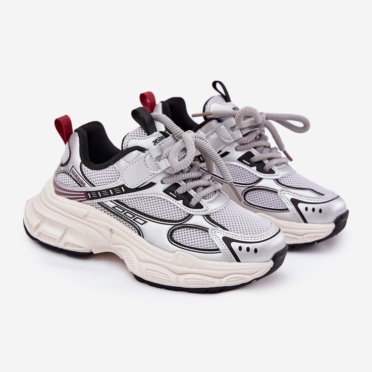 Lasten lenkkarit paksulla pohjalla hopealla xairana 1