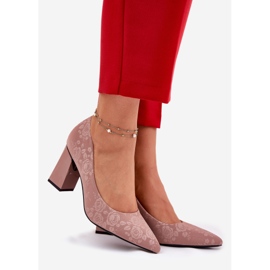 Vinceza Tyylikkät pumput Vincez 62223 Pink Post vaaleanpunainen 1