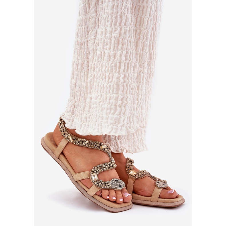 Naisten sandaalit, joissa on sisustus Eco Sonflower Artiker 56C1361 Beige 1