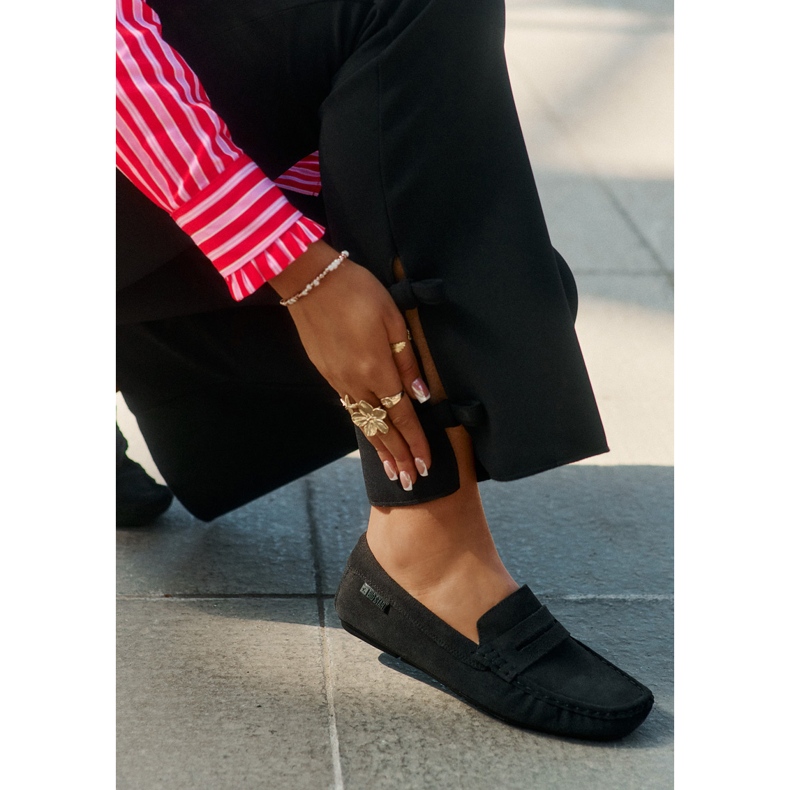 Naisten mokkanahkaiset Big Star RR274948 musta 2