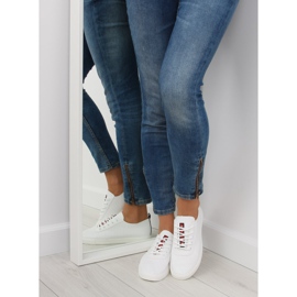 Naisten valkoiset pehmeät tennarit valkoinen 2