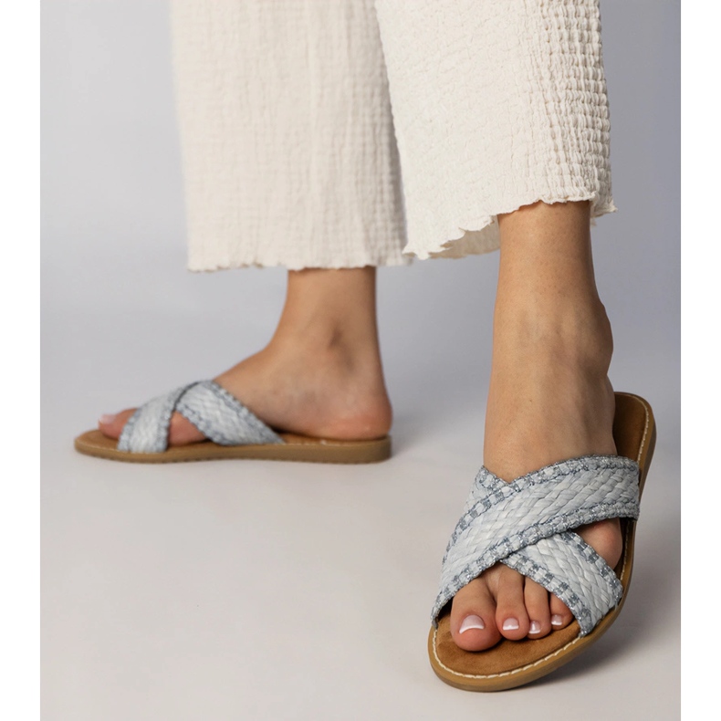 Sinisten naisten naisten tossut sininen 1