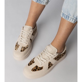 Beige-Pantter Naisten lenkkarit 2