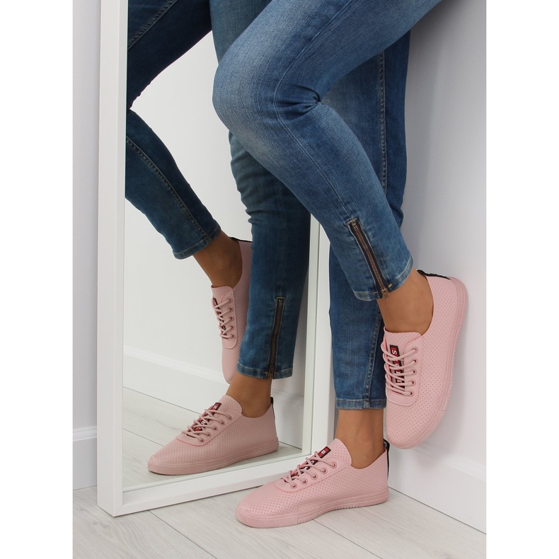 Naisten pehmeät pinkit tennarit NB190P Pink vaaleanpunainen 1