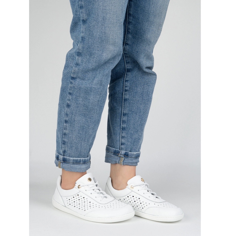 Olivier Paljain jaloin naiset minimalistiset lenkkarit 1769polun avoimia valkoisia valkoinen 1