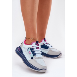 Naisten urheilukengät alustalla Big Star RR274A225 Hi-Polish Blue System sininen 2