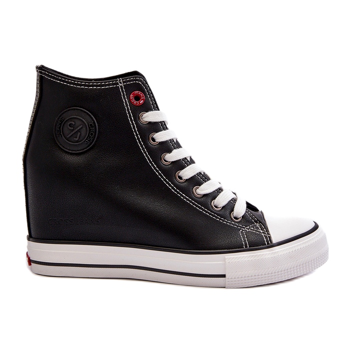 Cross Jeans Naisten Wedge Tennarit Cross Farkut NN2R4005 Musta 1