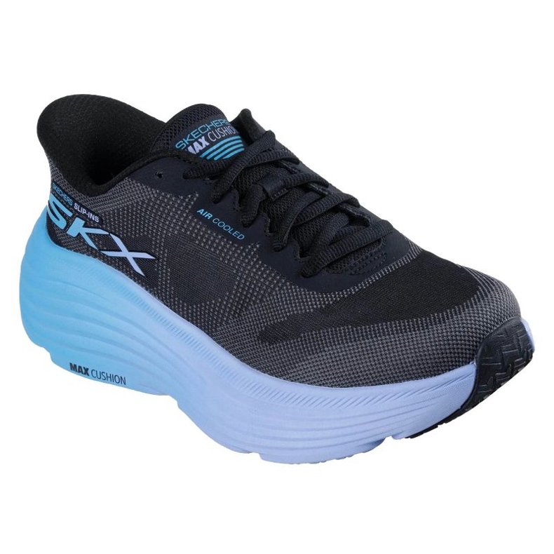 Skechers Slip-Inss Max Cushioning Endeavor-Hallandale 129473-BKBL musta 1
