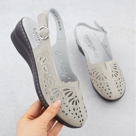 Naisten nahkainen sandaalit beige T.sokolski L25-27 1